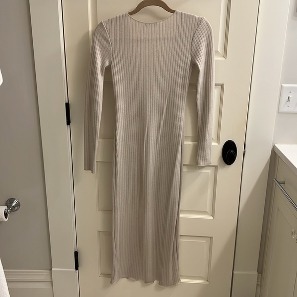 Zara Long Soft Ribbed Dress - Picture 6 of 6